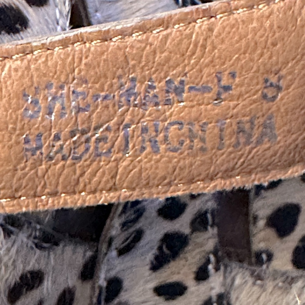 JEFFREY CAMPBELL Women's She-Man platform wedge Size 8 Cheetah Print Gently used - Picture 10 of 11